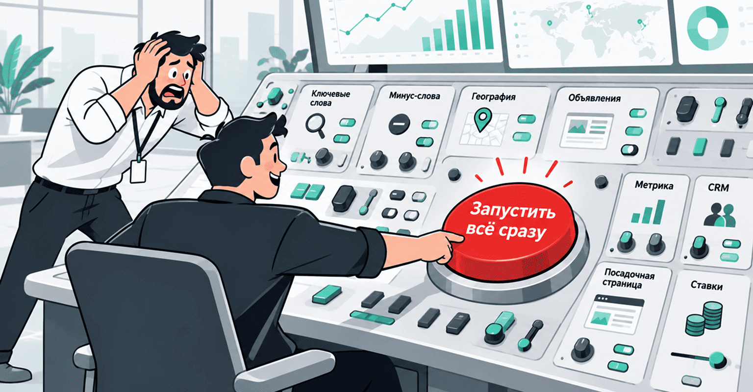 Как настроить рекламу вывоза мусора